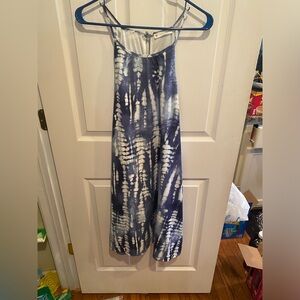 NWOT FSL Apparel Navy Tye Dye Dress Size XL